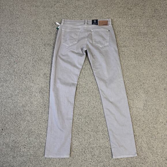 Mavi Jake Slim Leg Beige Denim Jeans US Men's 33x34 - Picture 3 of 9